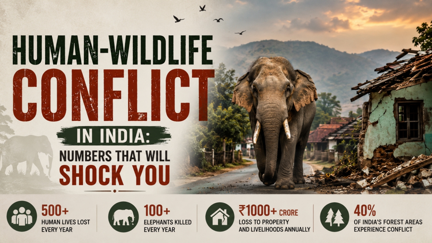 Human-Wildlife Conflict in India: Numbers That Will Shock You