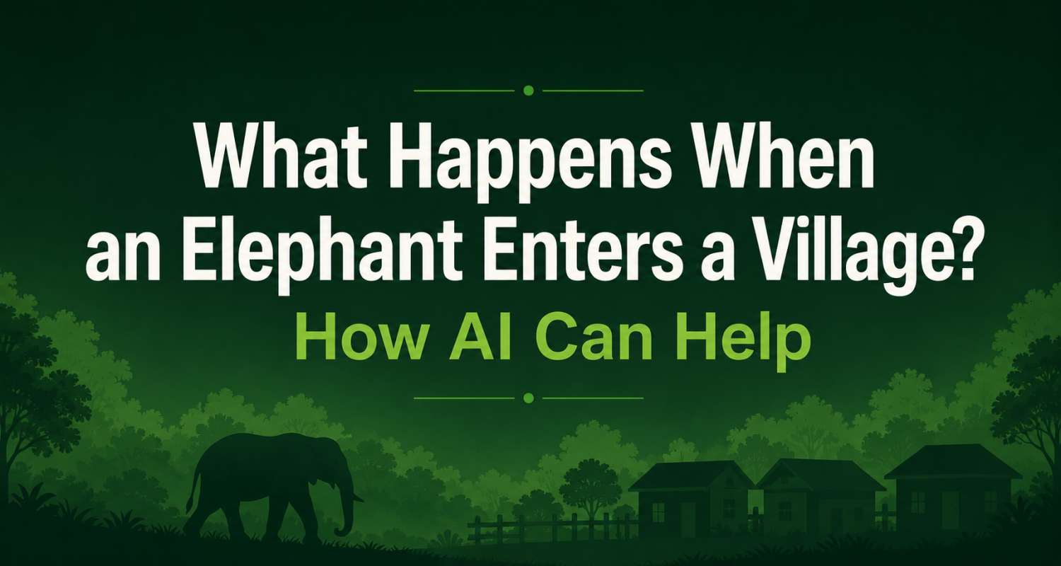 What Happens When an Elephant Enters a Village? How AI Can Help