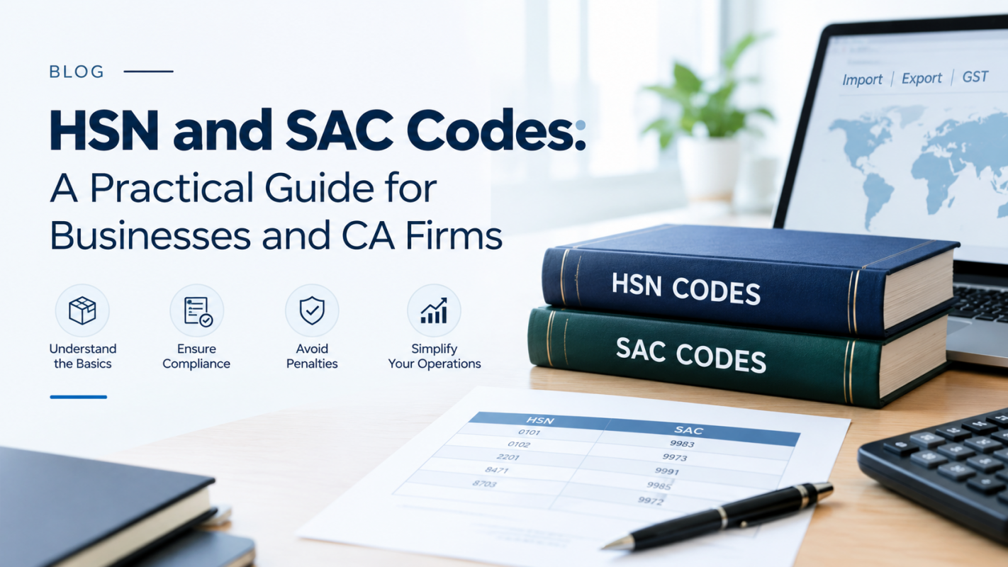 HSN and SAC Codes: A Practical Guide for Businesses and CA Firms