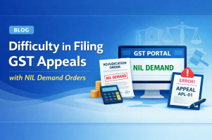Difficulty in Filing GST Appeals When Demand is Reflected as NIL – Explained